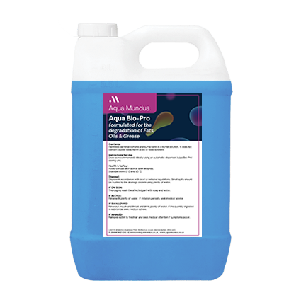 Aqua Bio-Pro Fluid - 10 litres of Bio Dose Drain & Grease-trap Maintainer