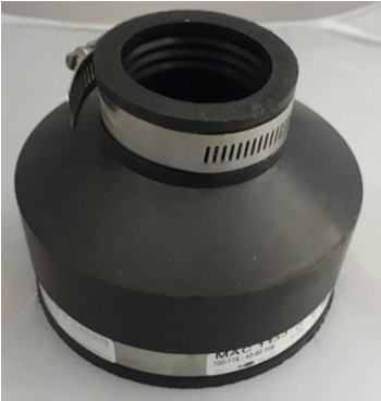 FlexiPlumb 100-50 mm (4" - 2") Reducer Rubber Black
